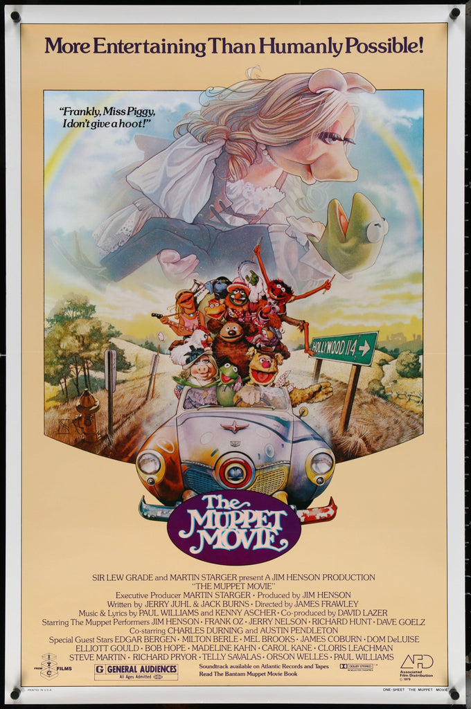 The Muppet Movie Original Vintage Movie Poster