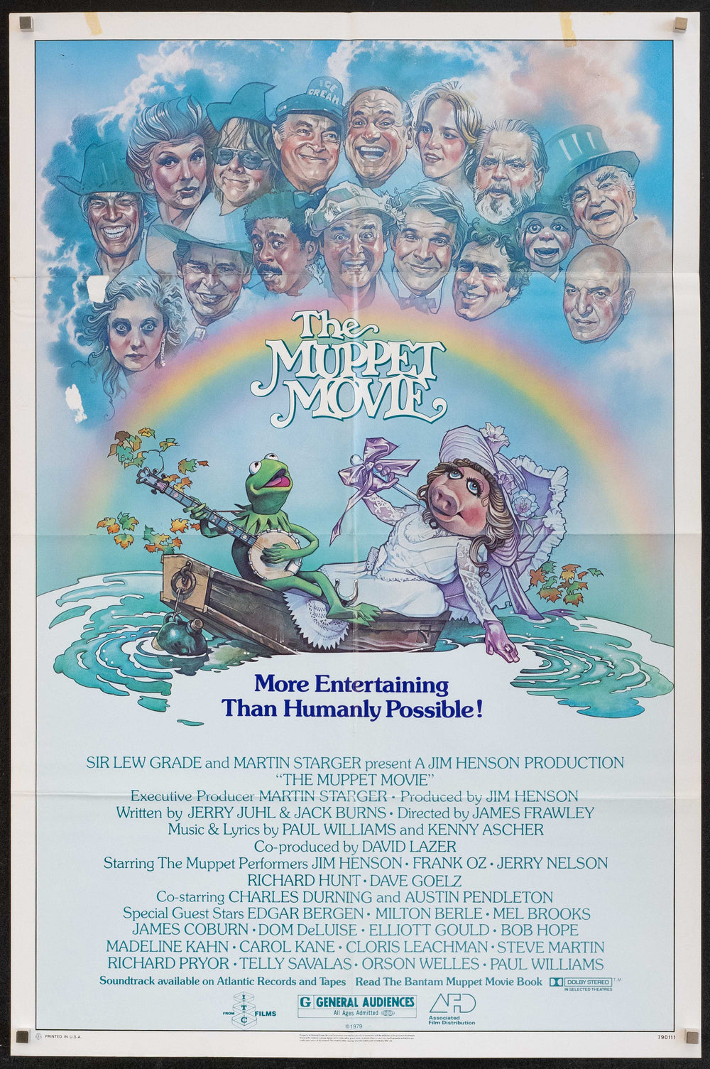The Muppet Movie Original Vintage Movie Poster