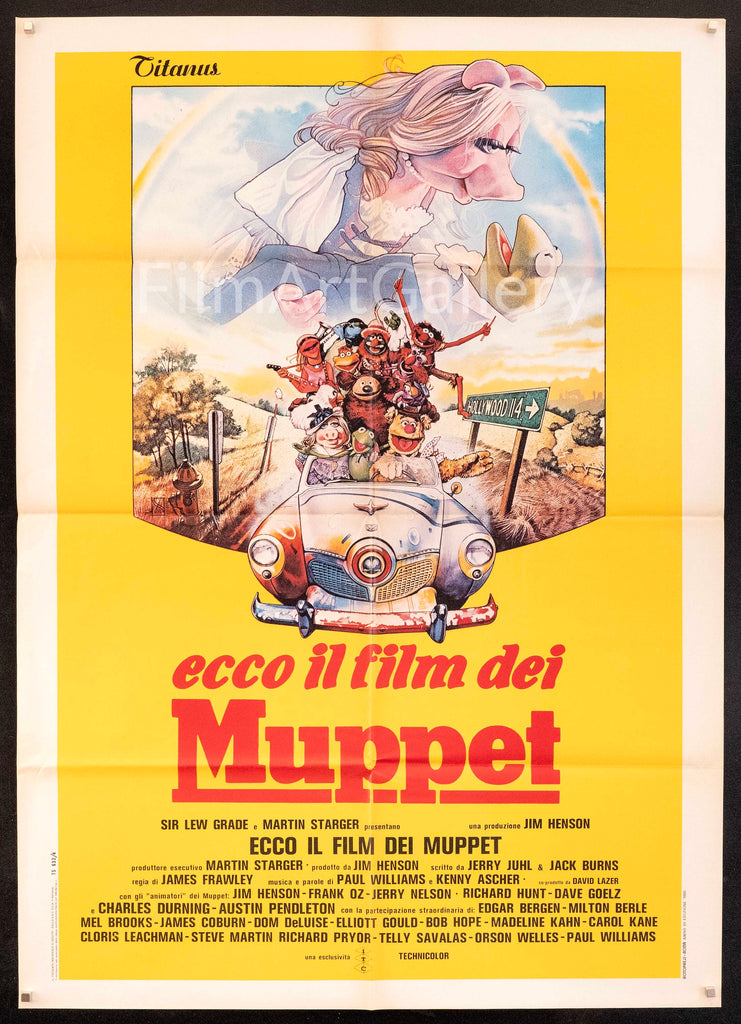 The Muppet Movie Original Vintage Movie Poster