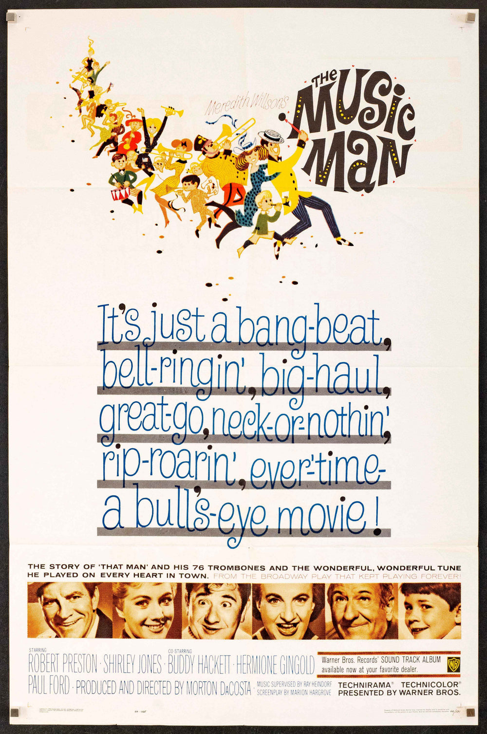 The Music Man Original Vintage Movie Poster