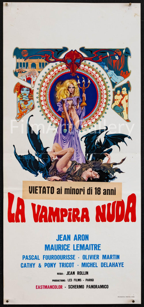 The Naked Vampire (La Vampire Nue) Original Vintage Movie Poster