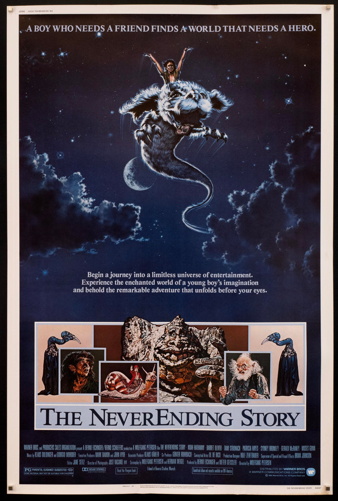 The Neverending Story 40x60 Original Vintage Movie Poster