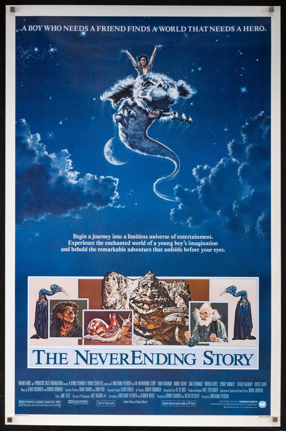 The Neverending Story Original Vintage Movie Poster