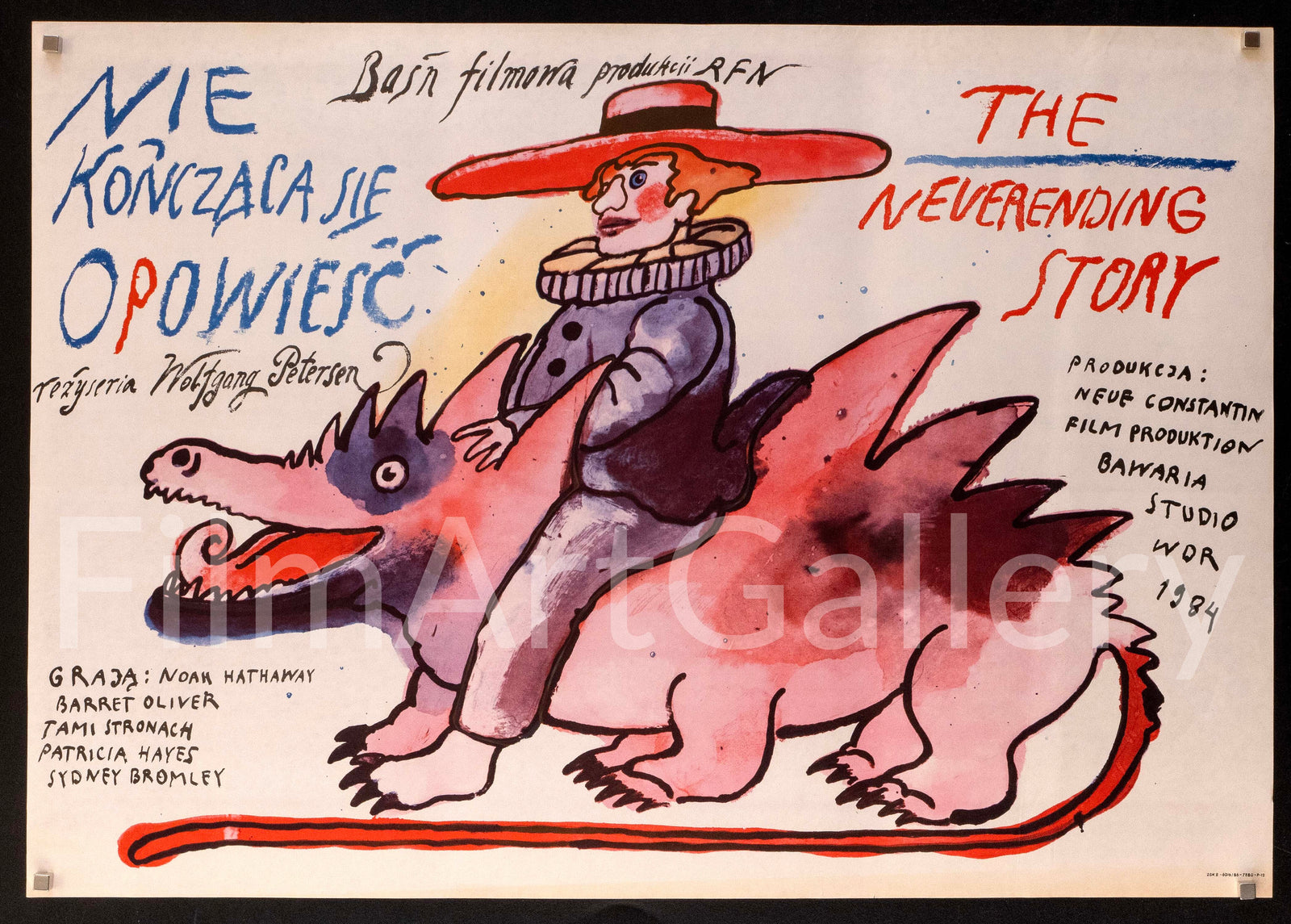 The Neverending Story Original Vintage Movie Poster