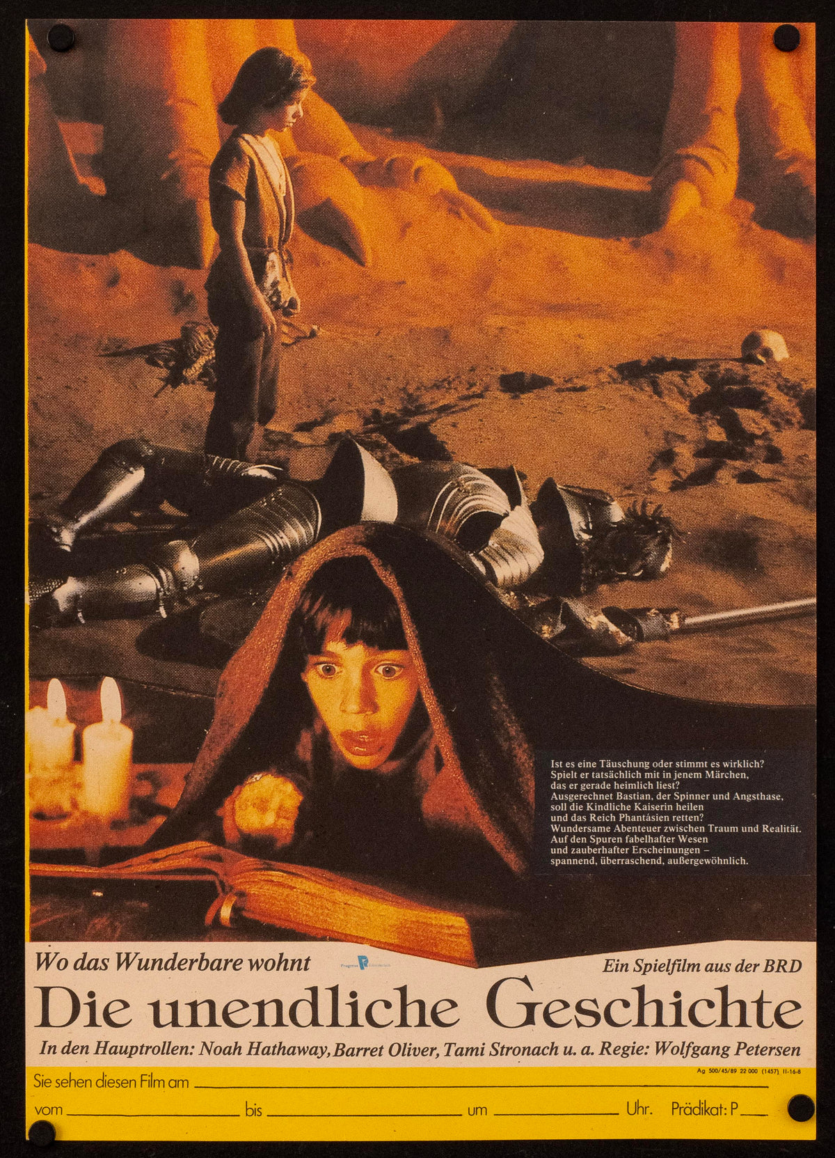 The Neverending Story Original Vintage Movie Poster