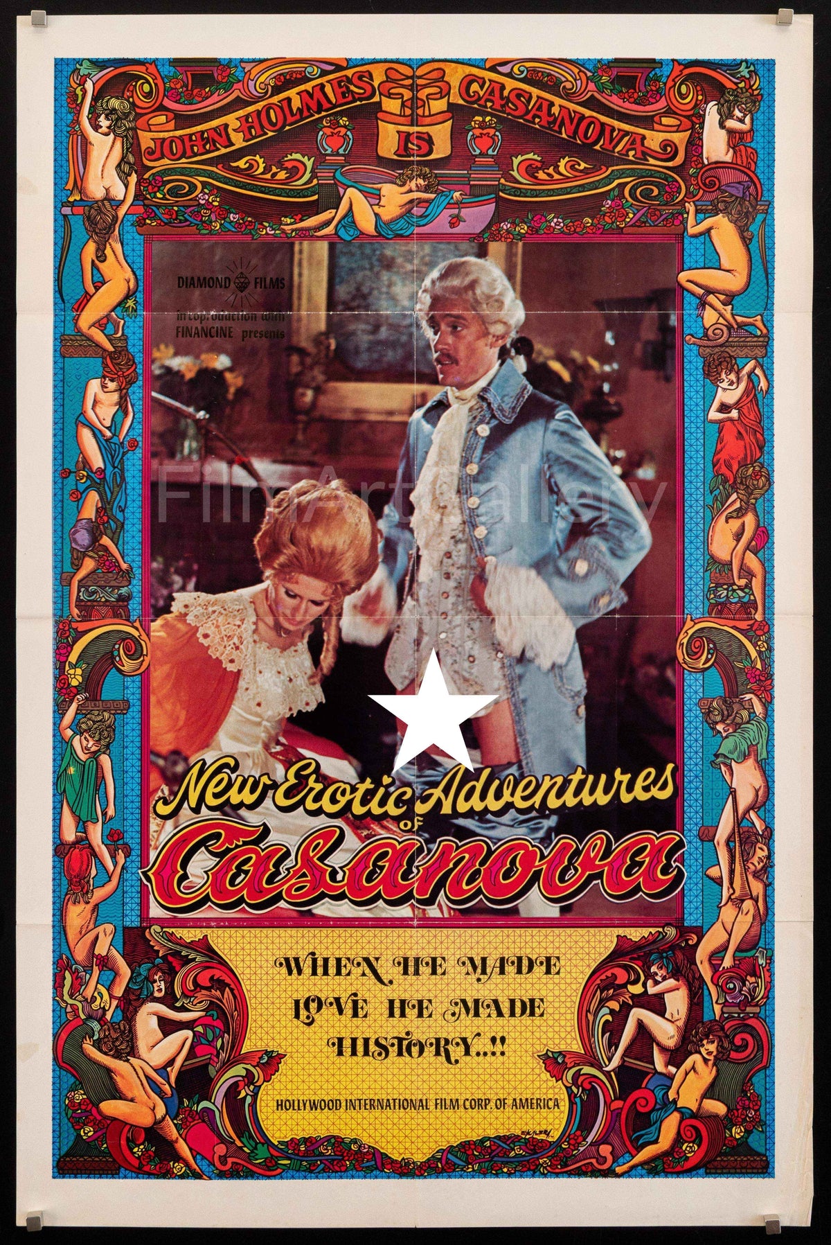 The New Erotic Adventures of Casanova Original Vintage Movie Poster