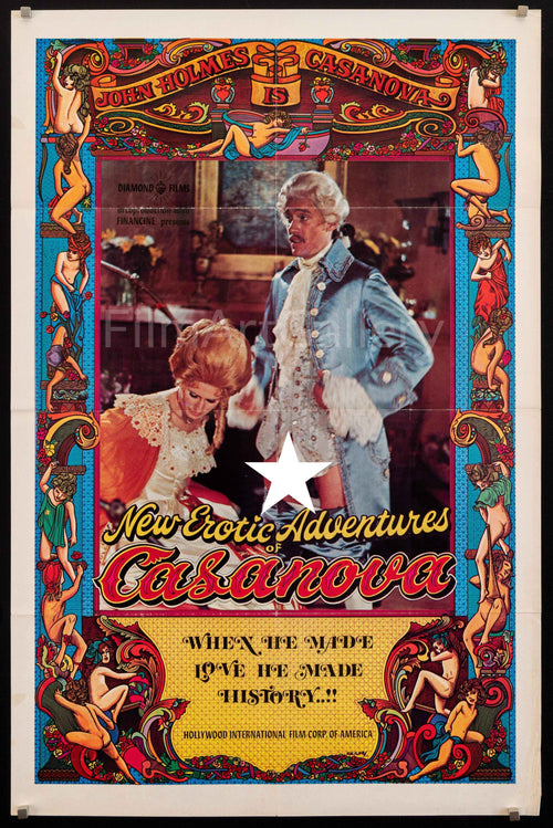The New Erotic Adventures of Casanova Original Vintage Movie Poster
