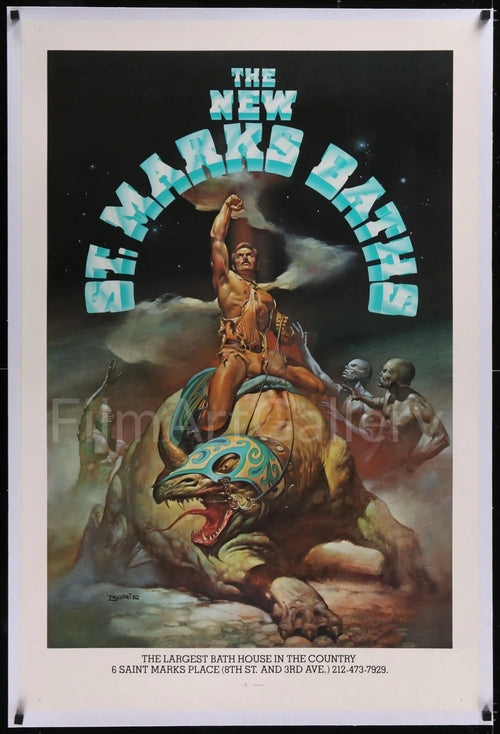 The New St. Marks Baths Original Vintage Movie Poster