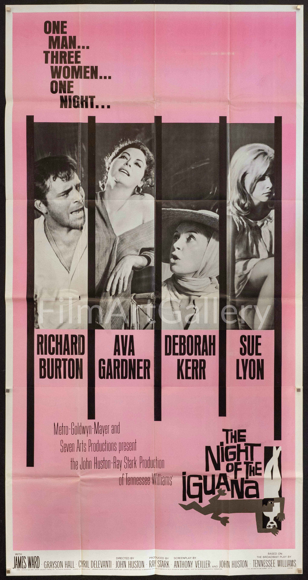 The Night of the Iguana Original Vintage Movie Poster