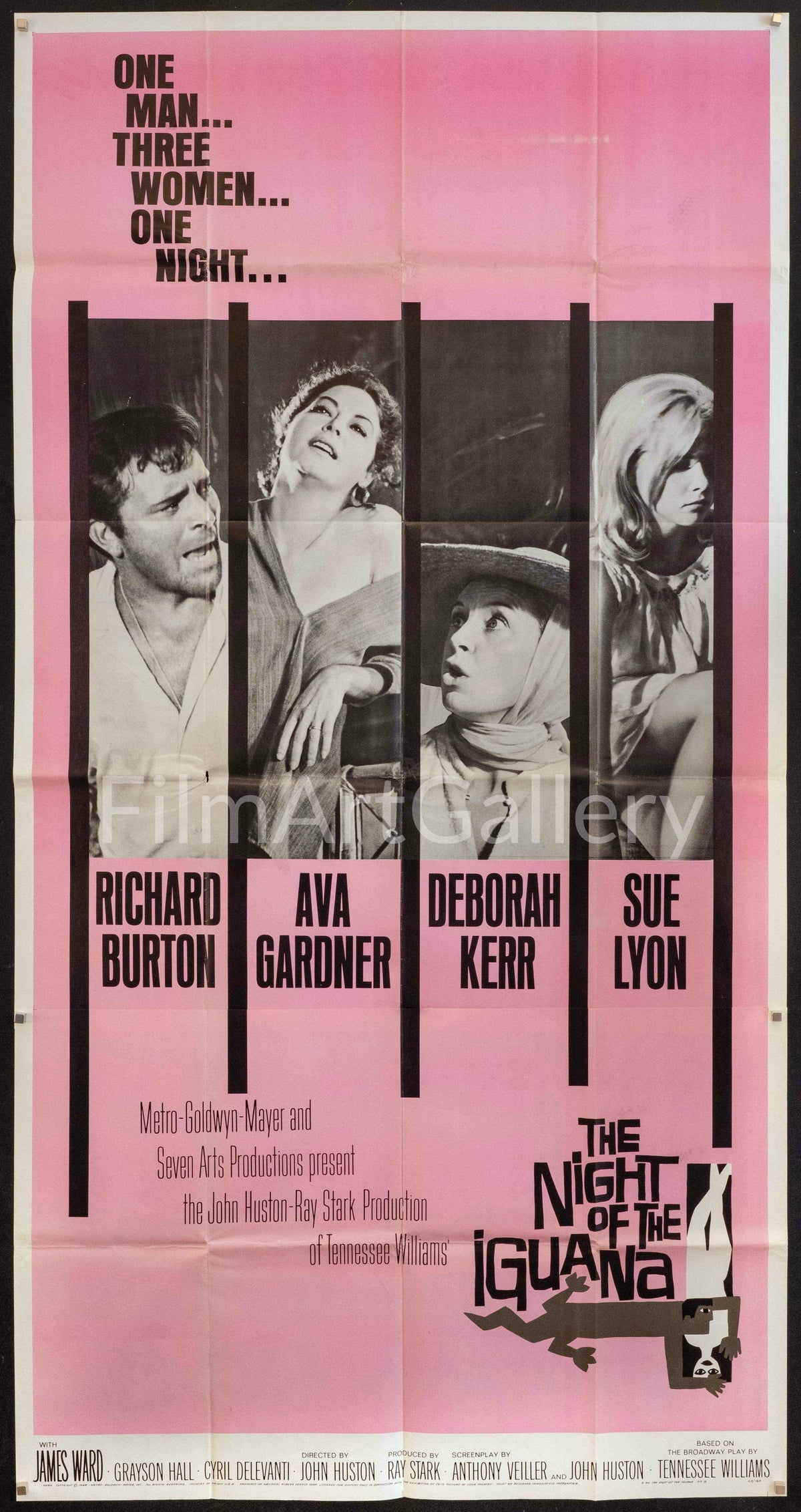 The Night of the Iguana Original Vintage Movie Poster