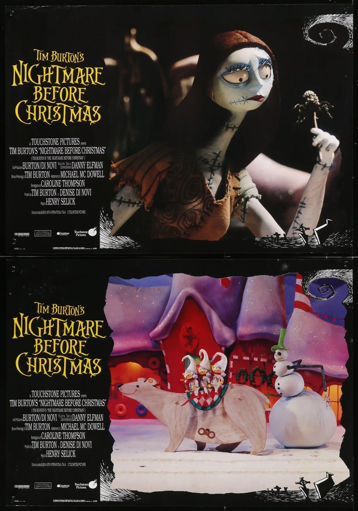 The Nightmare Before Christmas Original Vintage Movie Poster
