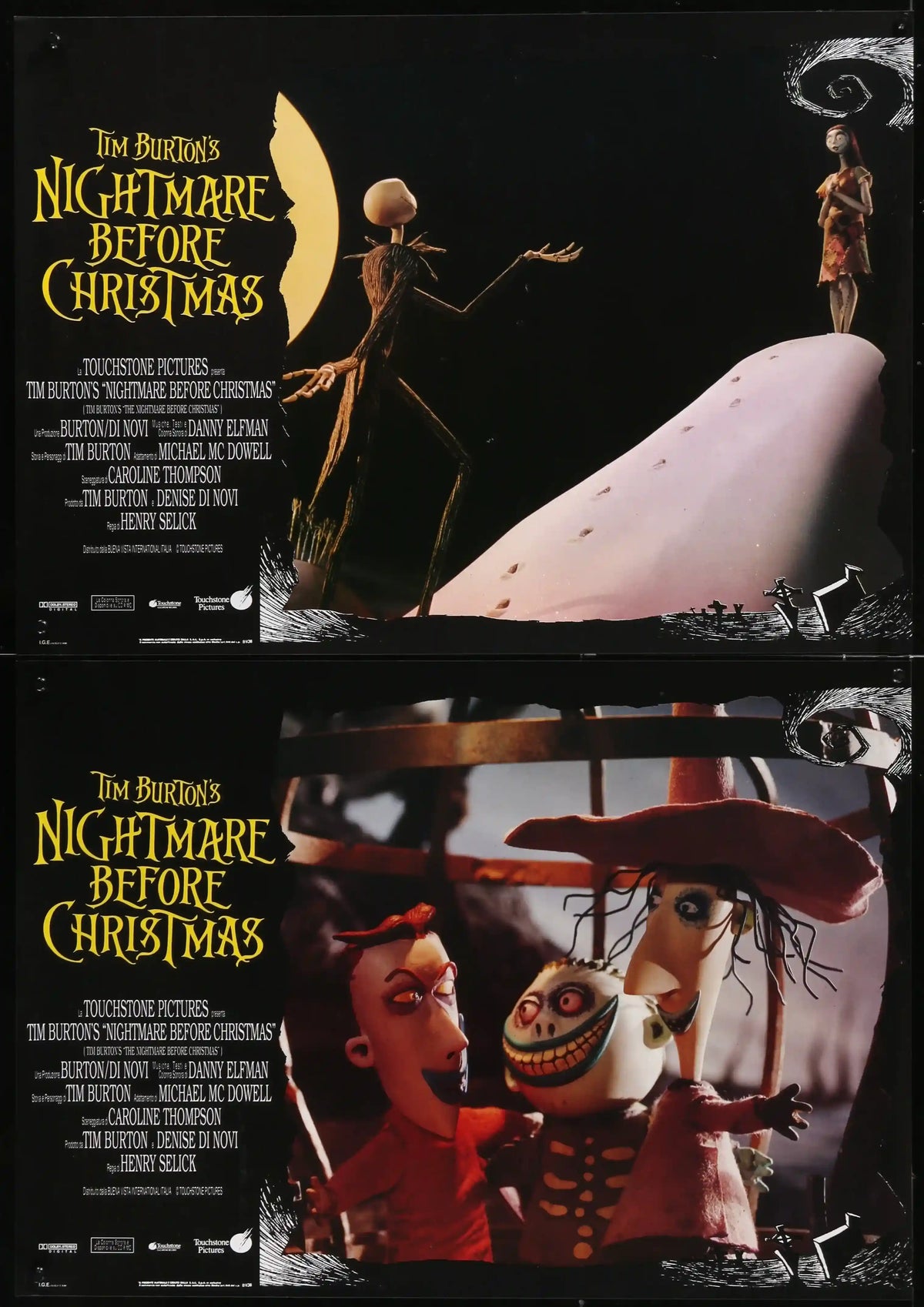 The Nightmare Before Christmas Original Vintage Movie Poster