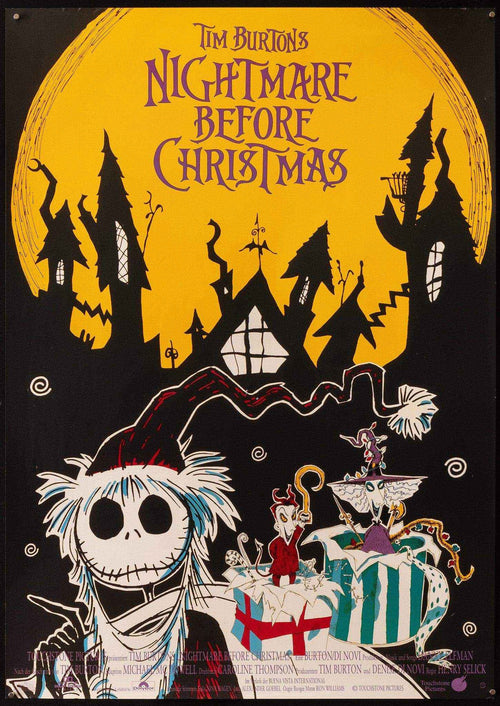 The Nightmare Before Christmas Original Vintage Movie Poster