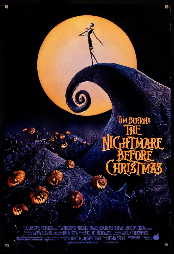 The Nightmare Before Christmas Original Vintage Movie Poster
