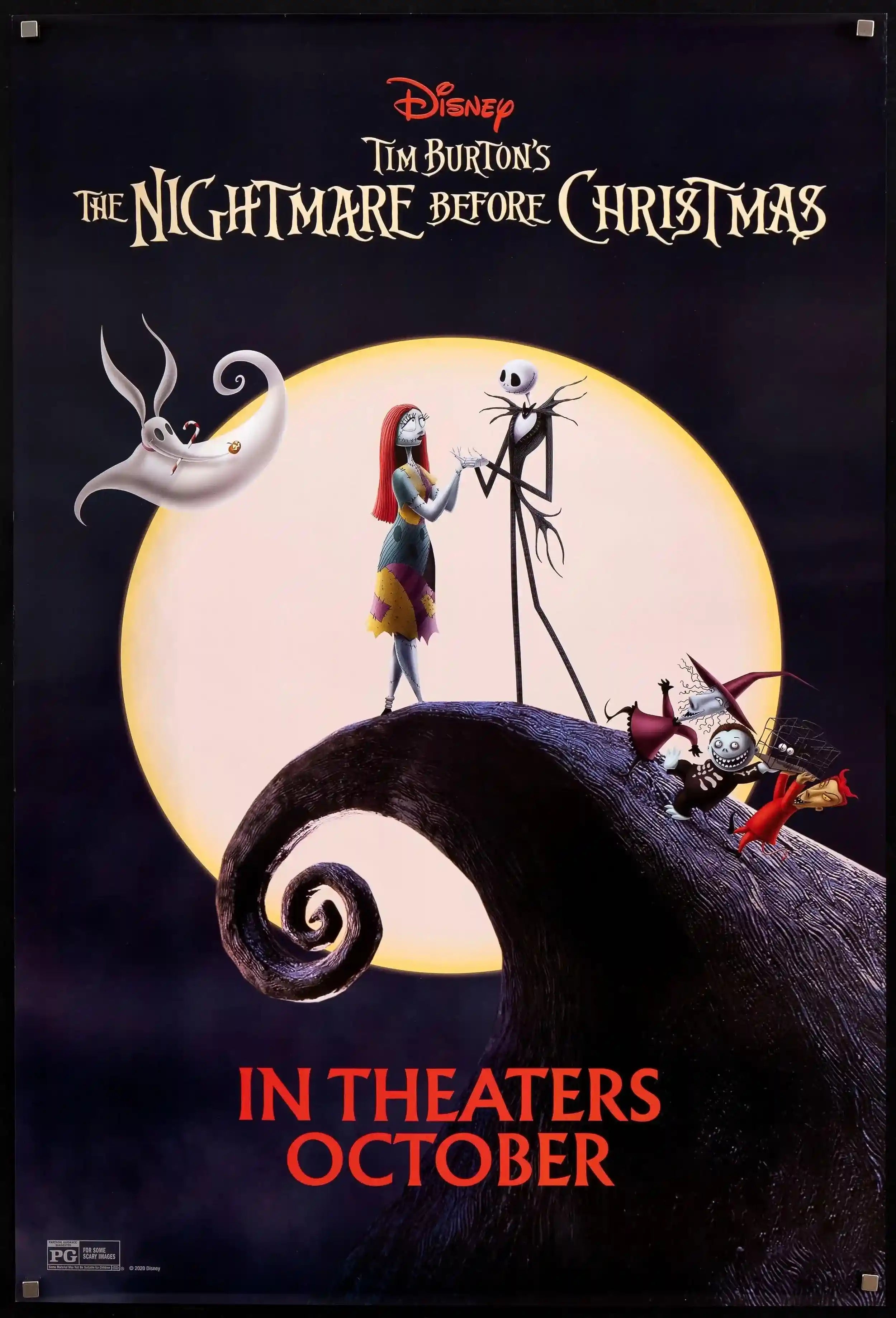 The Nightmare Before Christmas Movie Poster Disney Tim Burton s The The Nightmare Before Christmas Movie Poster Disney Tim Burton s The