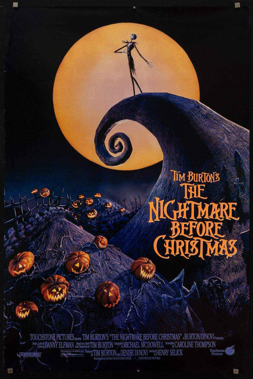The Nightmare Before Christmas Original Vintage Movie Poster