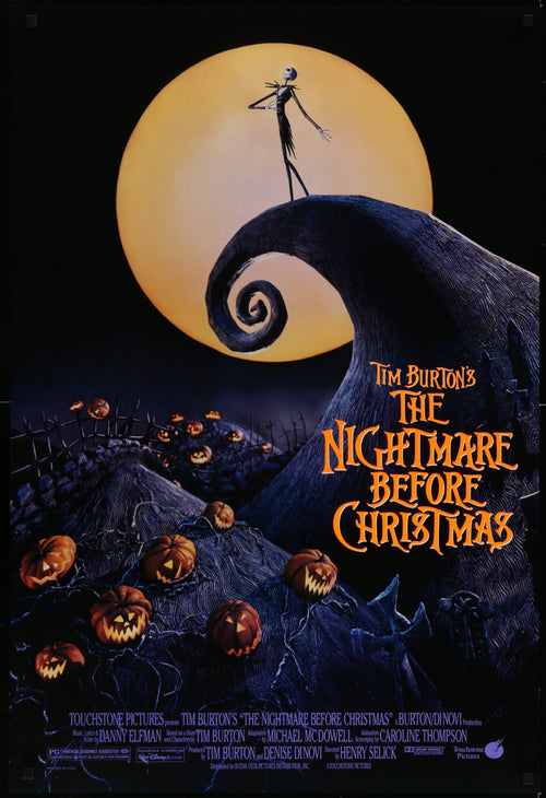 The Nightmare Before Christmas Original Vintage Movie Poster