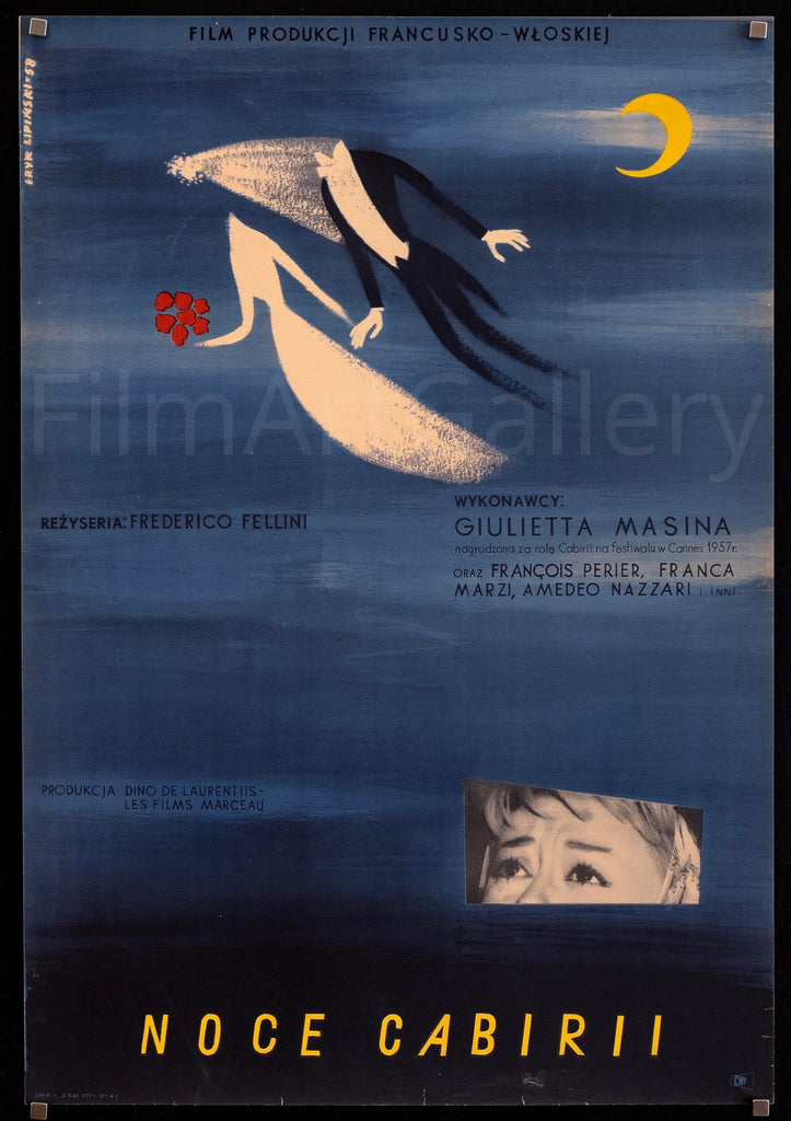 The Nights of Cabiria Polish A1 (23x33) Original Vintage Movie Poster