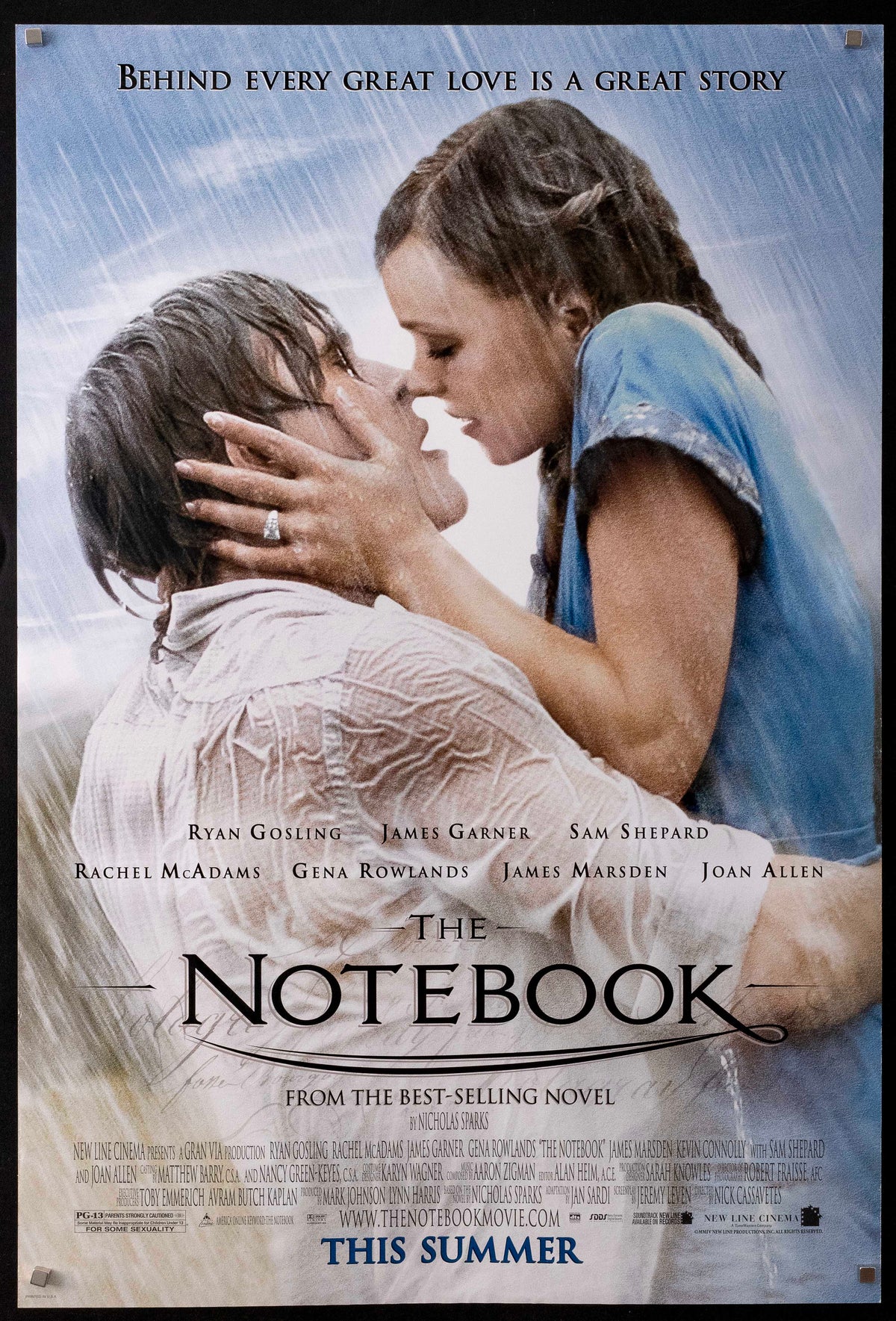The Notebook Original Vintage Movie Poster