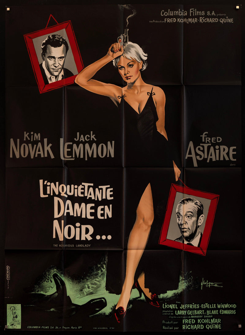The Notorious Landlady French 1 panel (47x63) Original Vintage Movie Poster