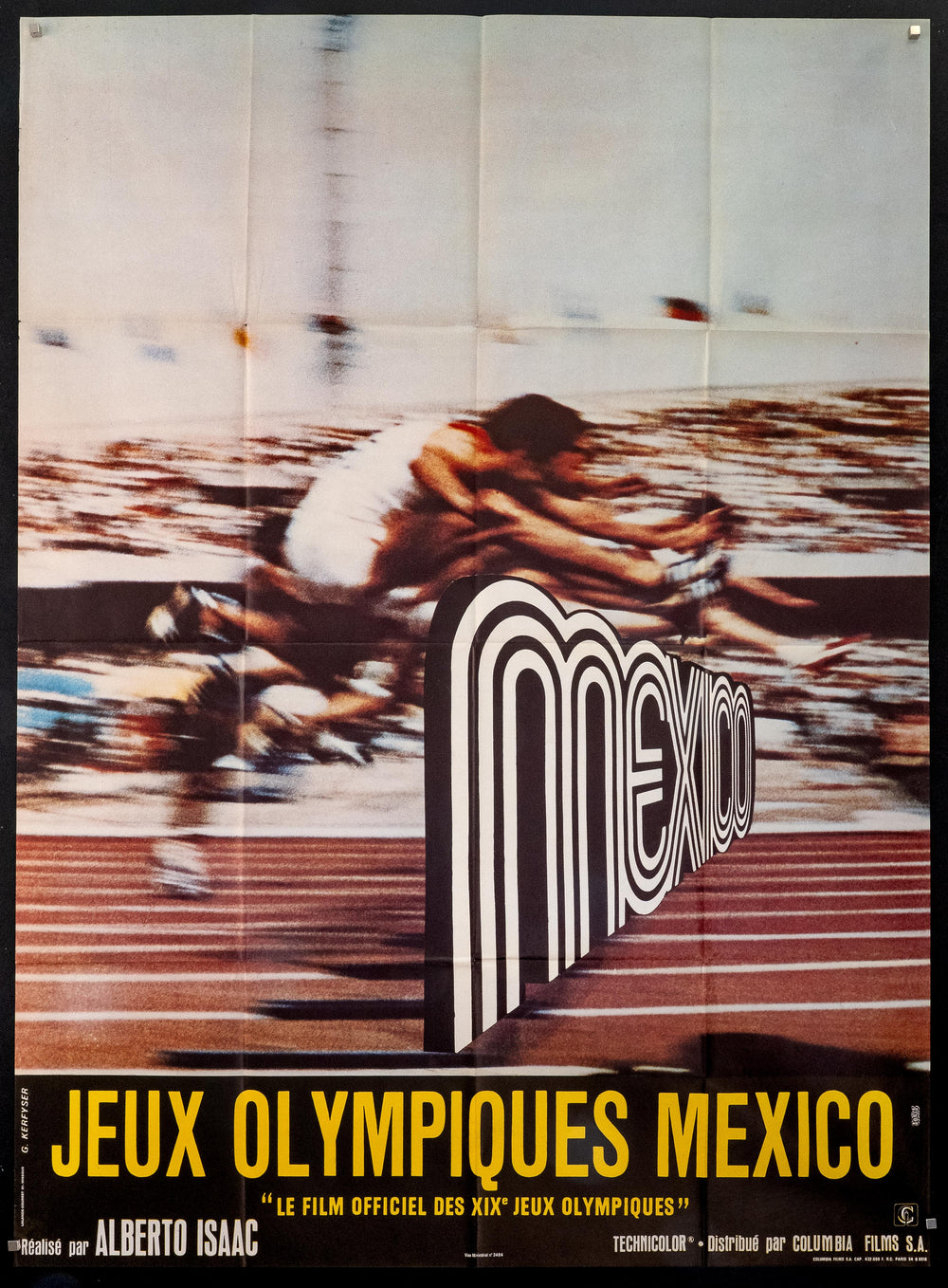 The Olympics in Mexico (Jeux Olympiques Mexico) Original Vintage Movie Poster