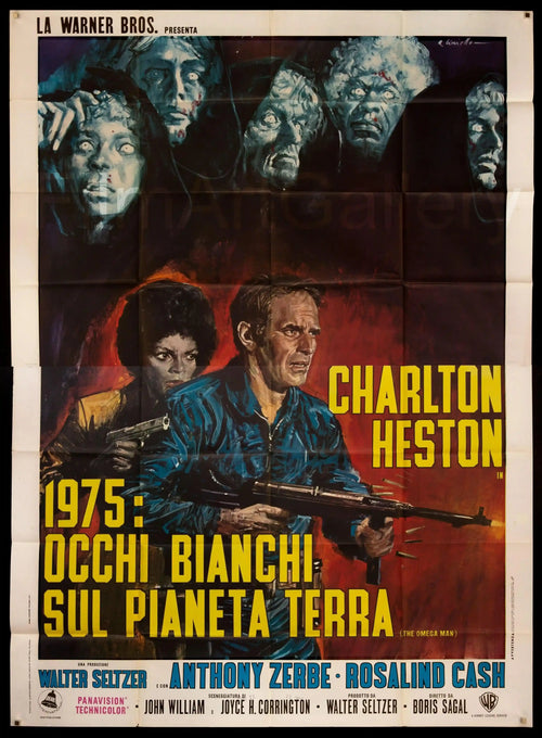 The Omega Man Original Vintage Movie Poster
