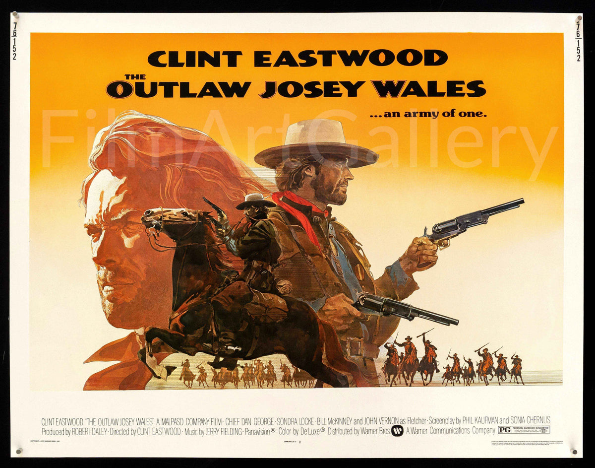 The Outlaw Josey Wales Original Vintage Movie Poster