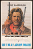 The Outlaw Josey Wales Original Vintage Movie Poster
