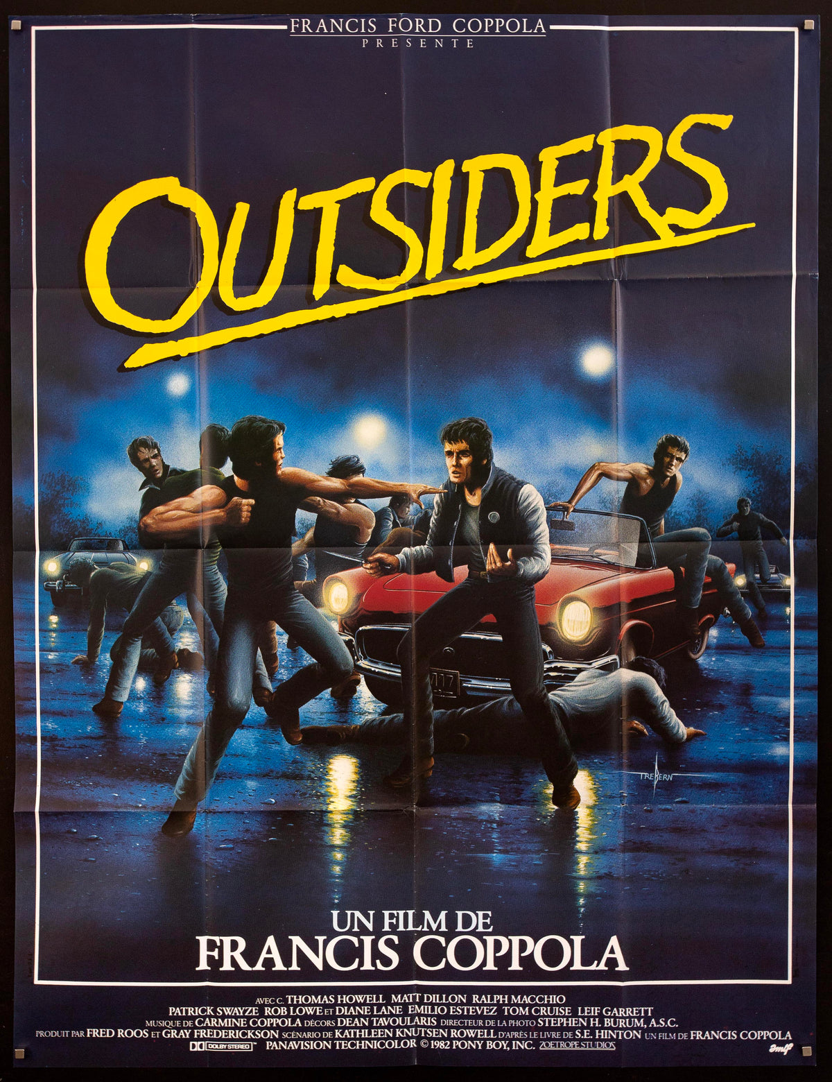 The Outsiders Original Vintage Movie Poster