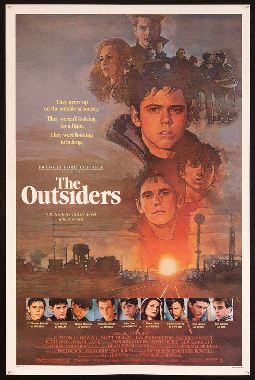 The Outsiders Original Vintage Movie Poster