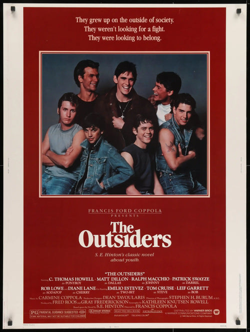 The Outsiders Original Vintage Movie Poster