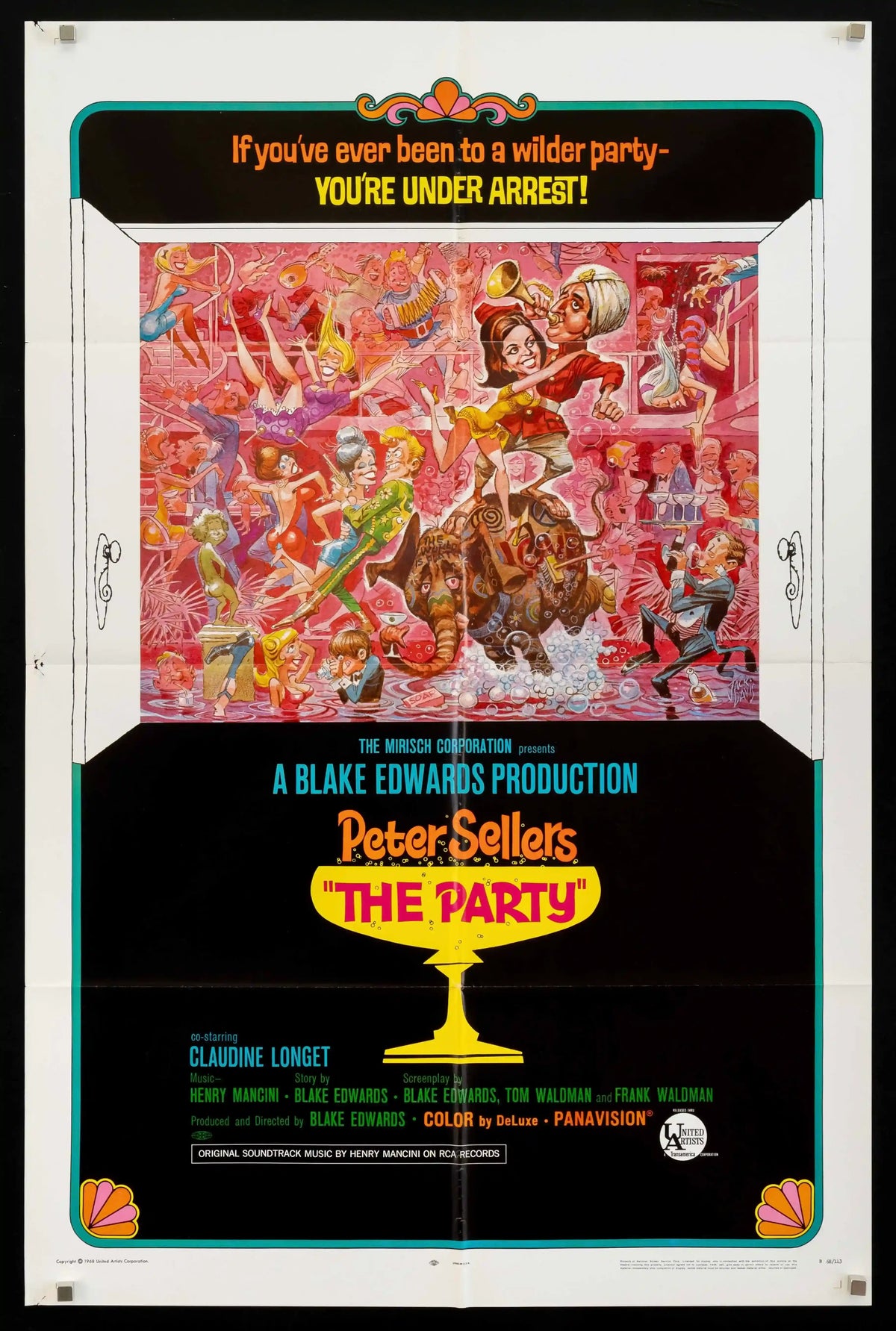 The Party Original Vintage Movie Poster
