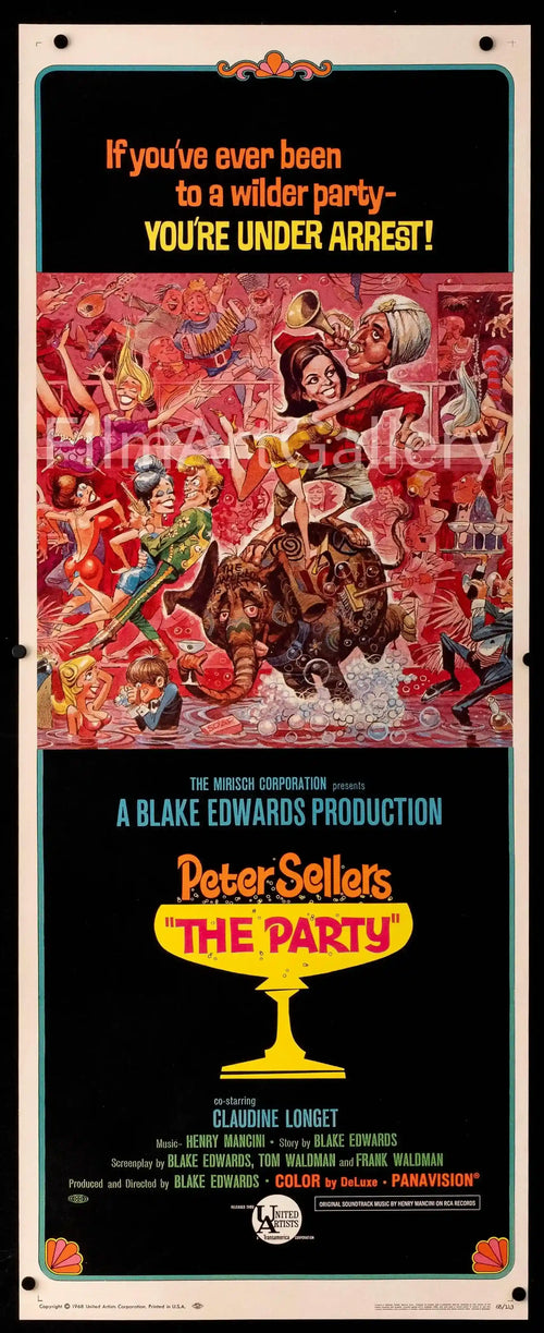 The Party Original Vintage Movie Poster
