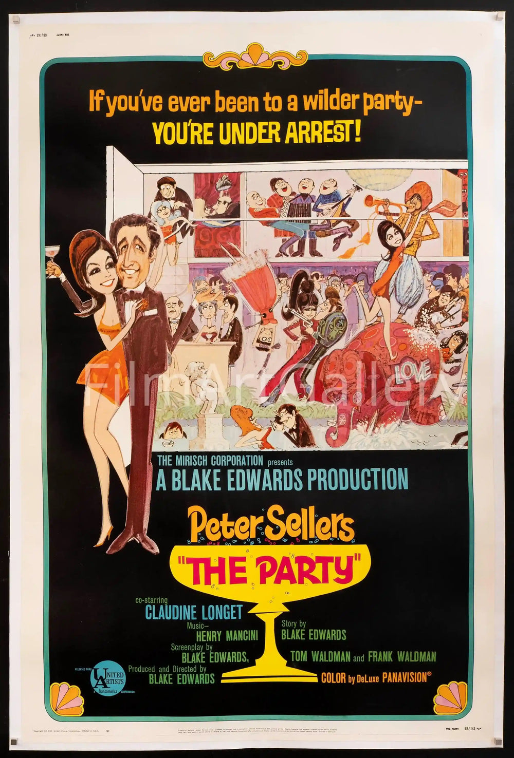 The Party Original Vintage Movie Poster