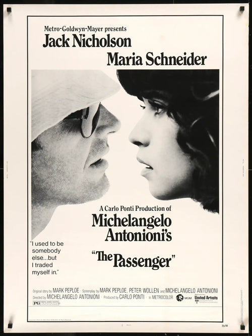 The Passenger (Professione Reporter) Original Vintage Movie Poster
