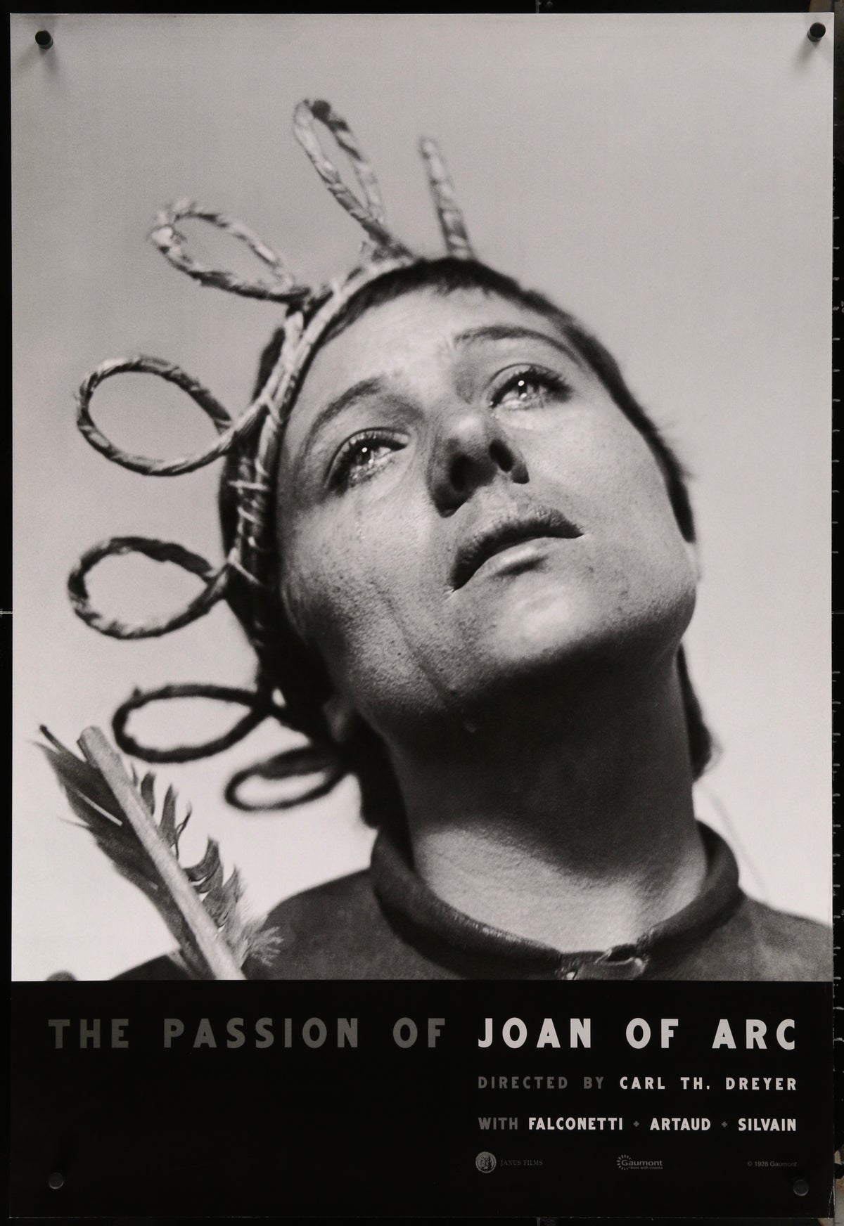 The Passion of Joan of Arc 1 Sheet (27x41) Original Vintage Movie Poster