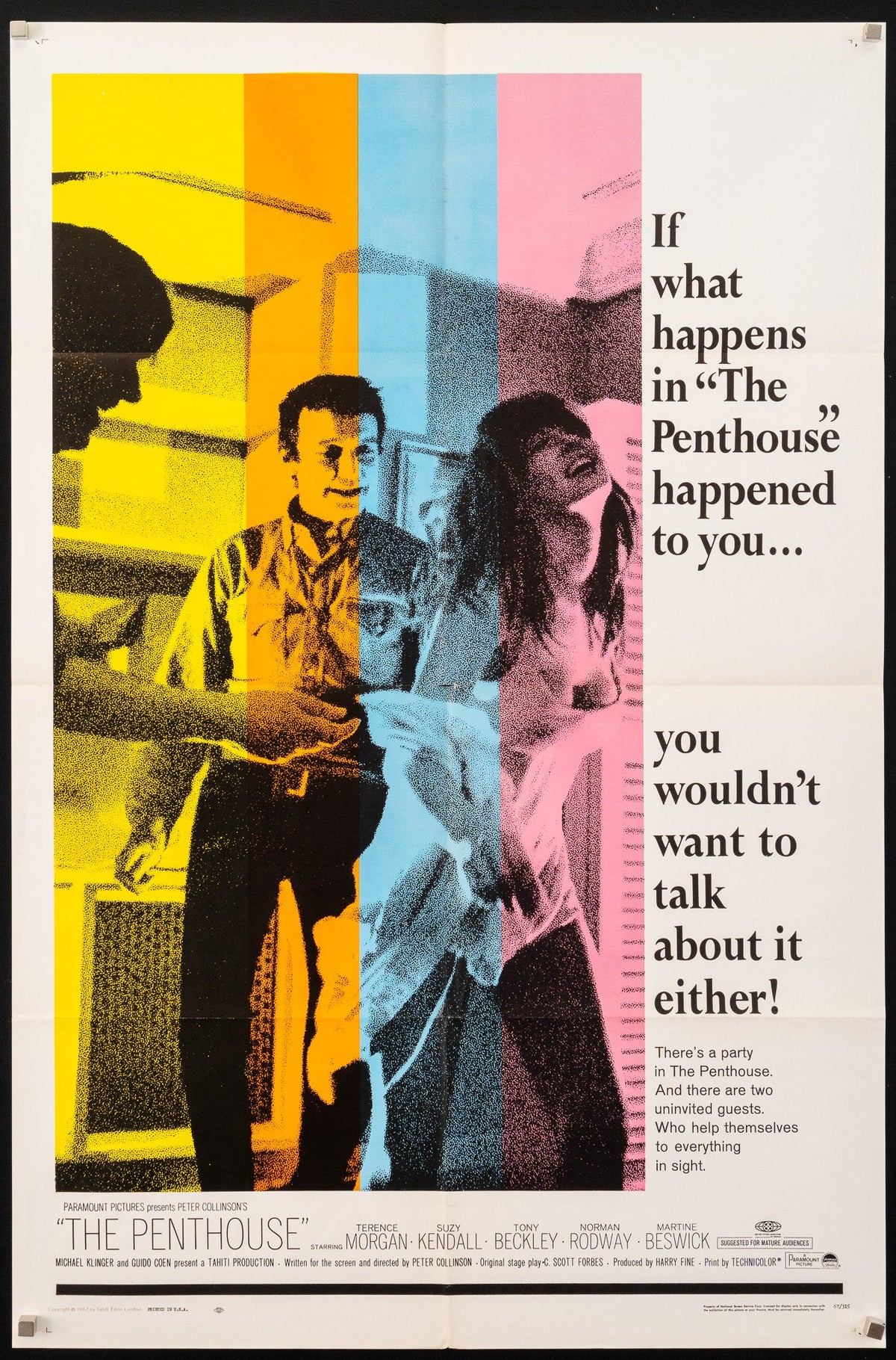 The Penthouse Original Vintage Movie Poster