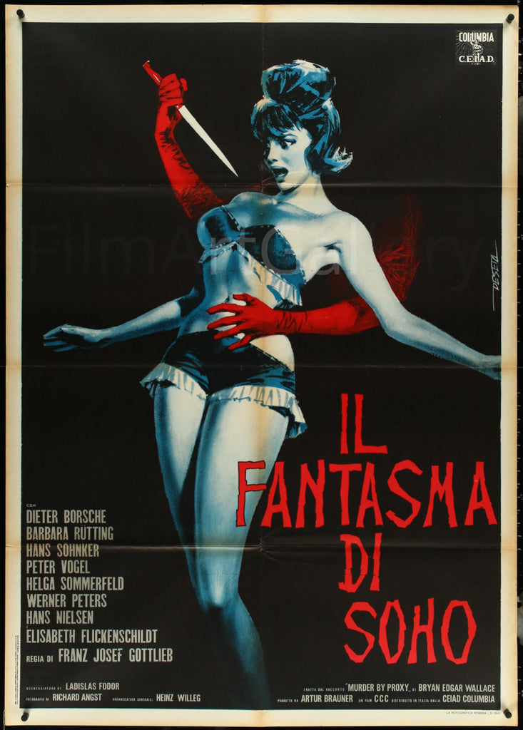 The Phantom of Soho Italian 2 foglio (39x55) Original Vintage Movie Poster