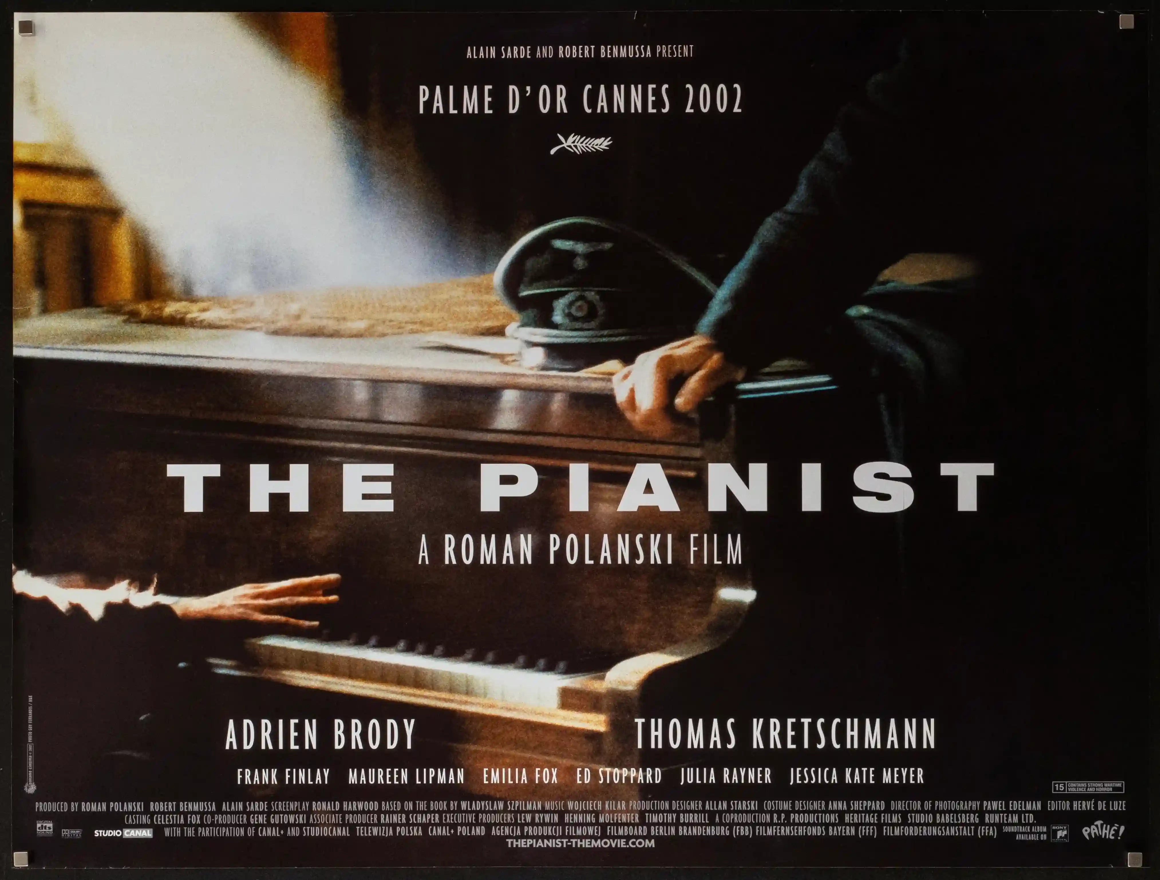 The Pianist Movie Poster 2003 British Quad 30x40 the-pianist-movie-poster-2003-british-quad-30x40
