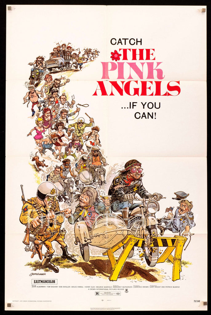 The Pink Angels Original Vintage Movie Poster