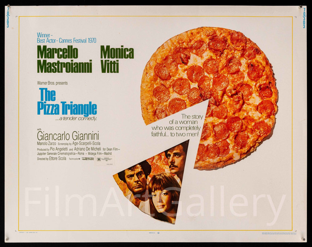 The Pizza Triangle Original Vintage Movie Poster