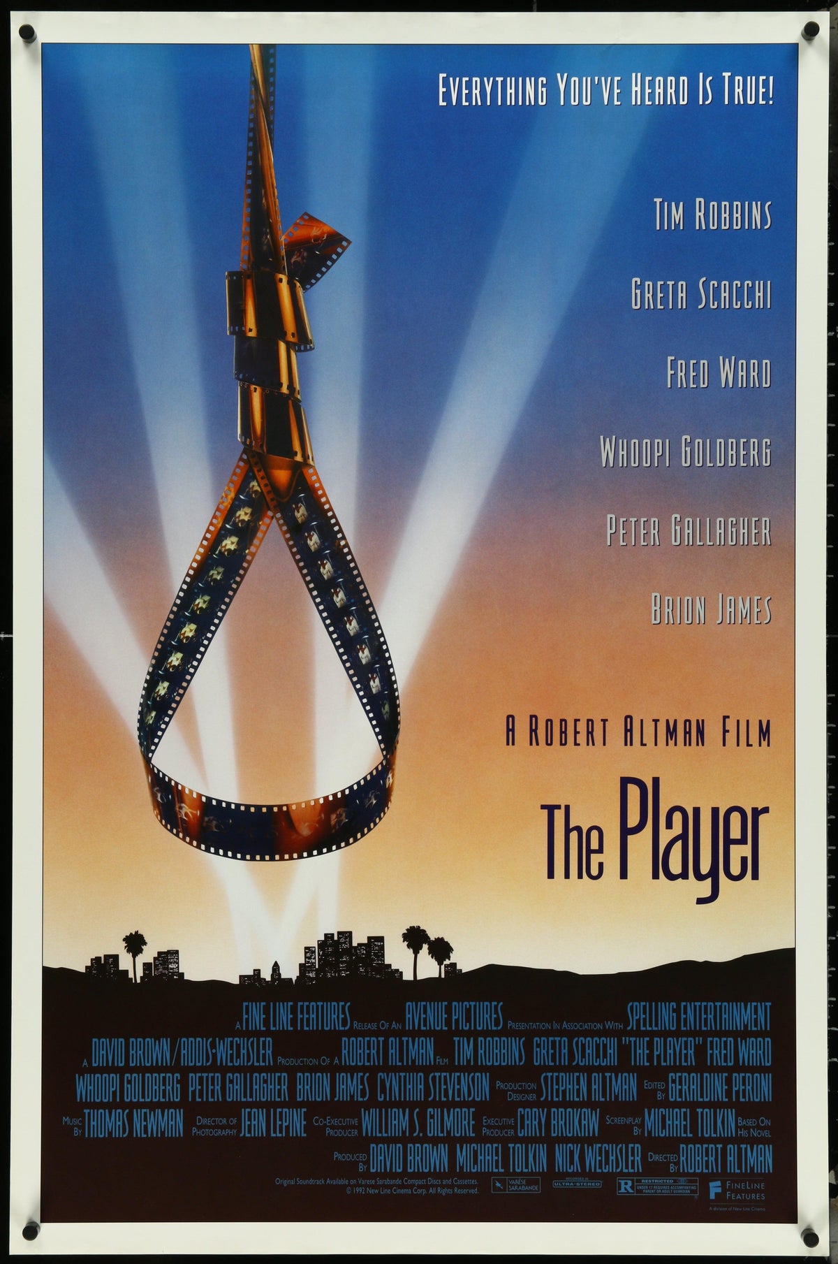 The Player Original Vintage Movie Poster