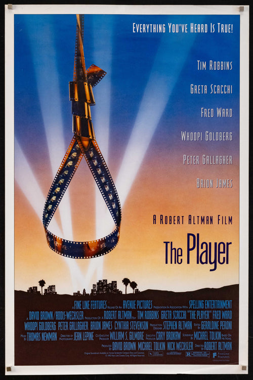 The Player Original Vintage Movie Poster