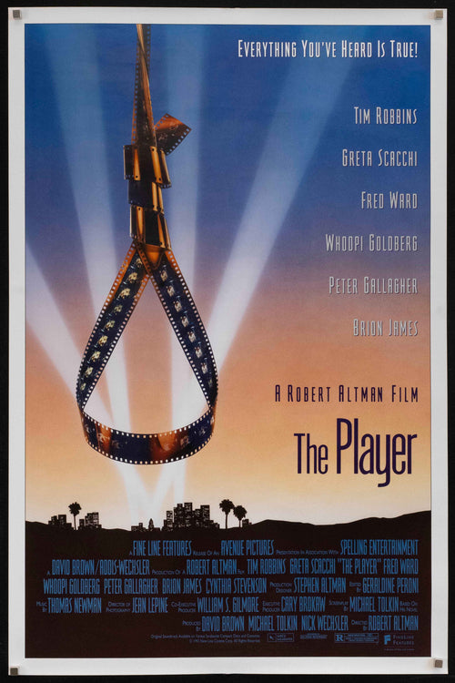 The Player Original Vintage Movie Poster