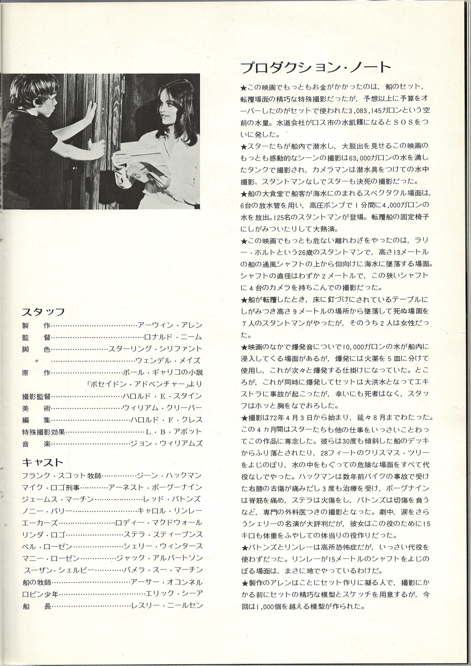 The Poseidon Adventure Original Vintage Movie Poster