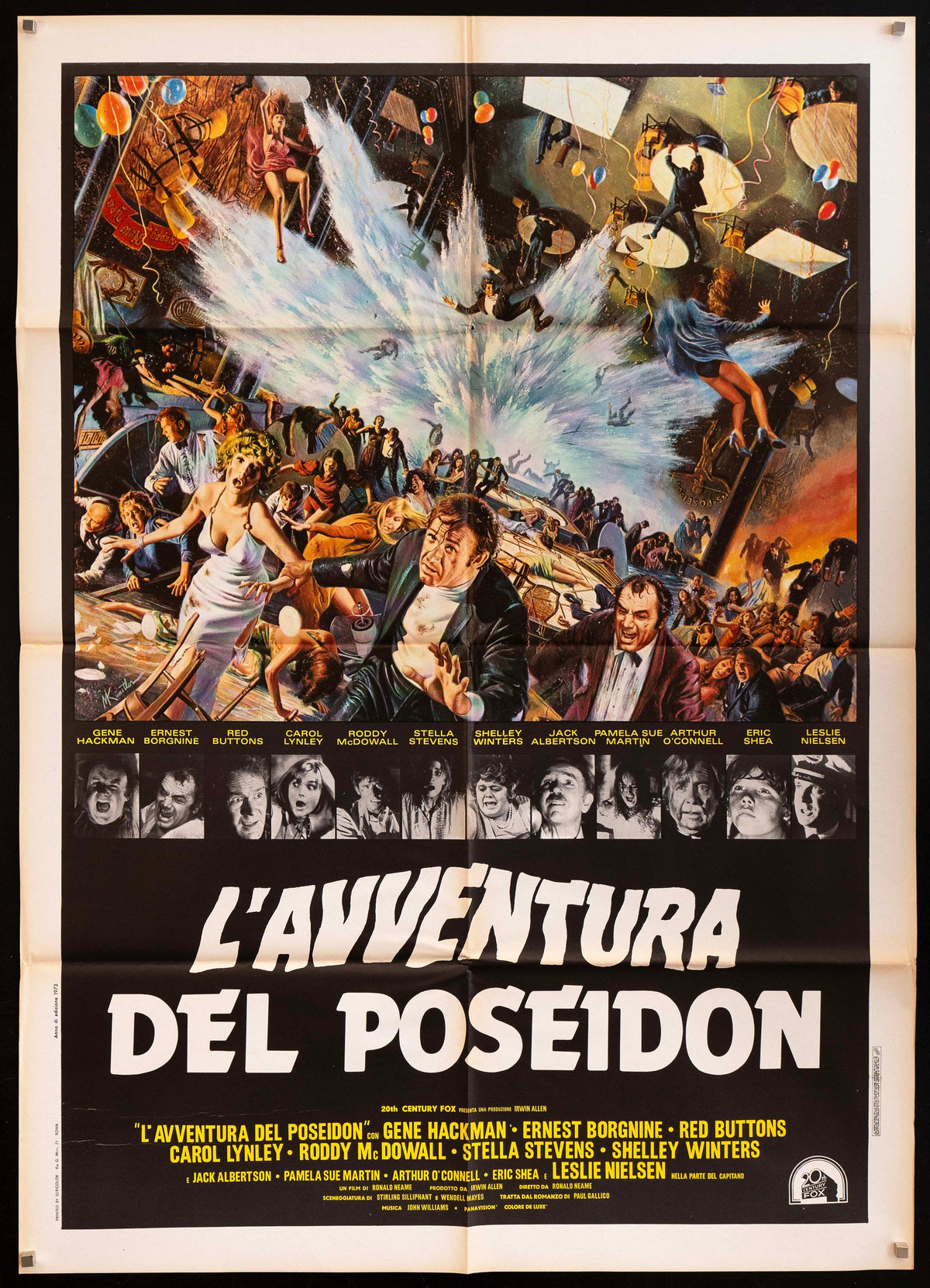 The Poseidon Adventure Italian 2 Foglio (39x55) Original Vintage Movie Poster