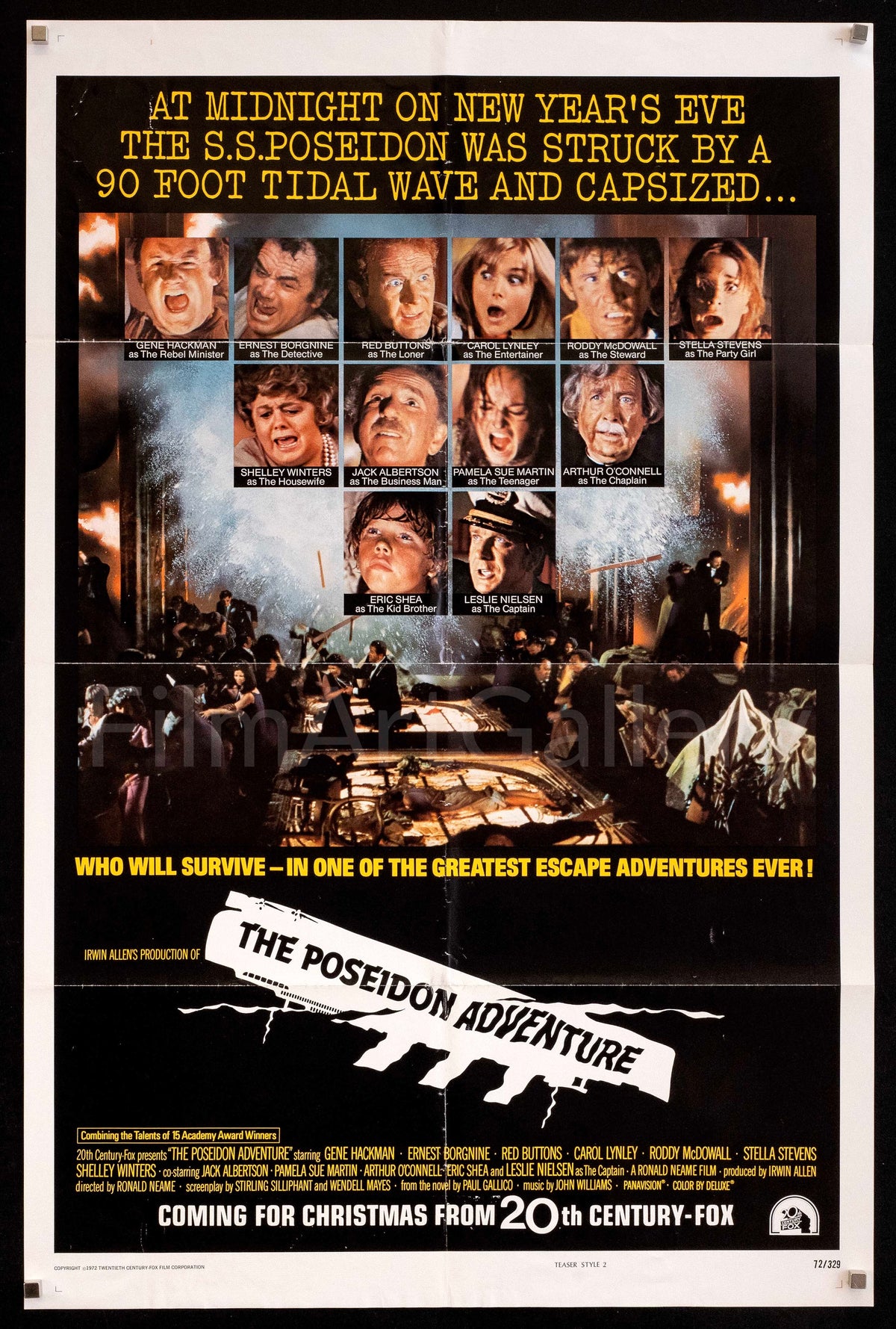 The Poseidon Adventure Original Vintage Movie Poster