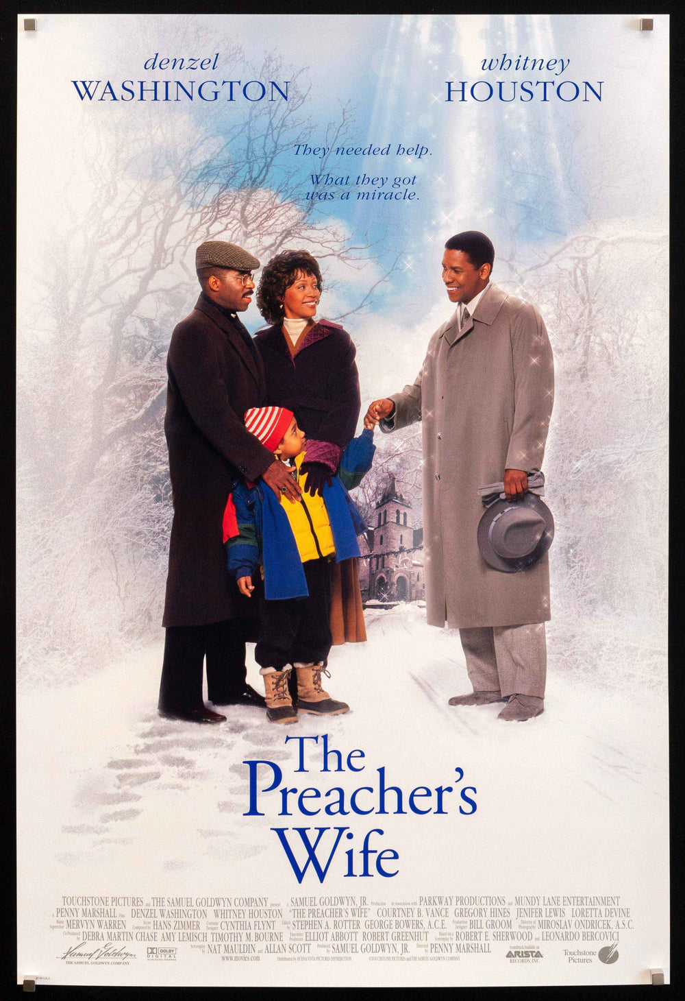 The Preacher's Wife Original Vintage Movie Poster