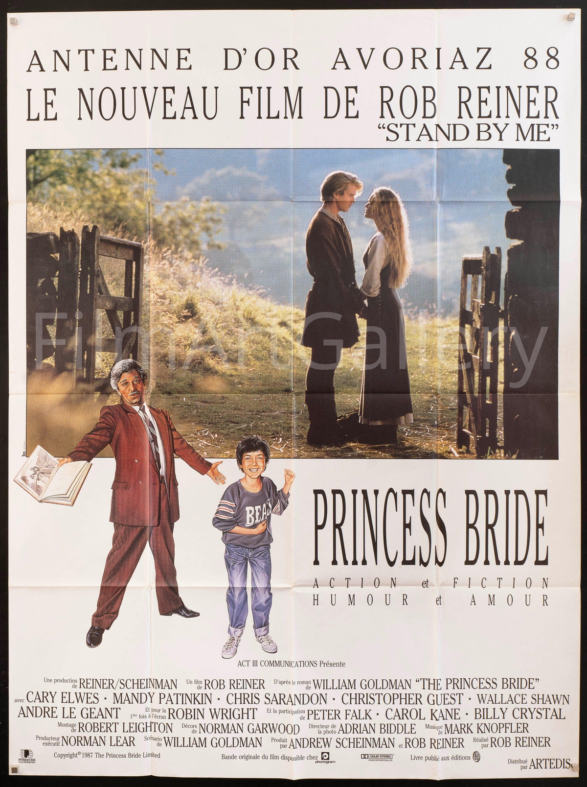 The Princess Bride French 1 Panel (47x63) Original Vintage Movie Poster
