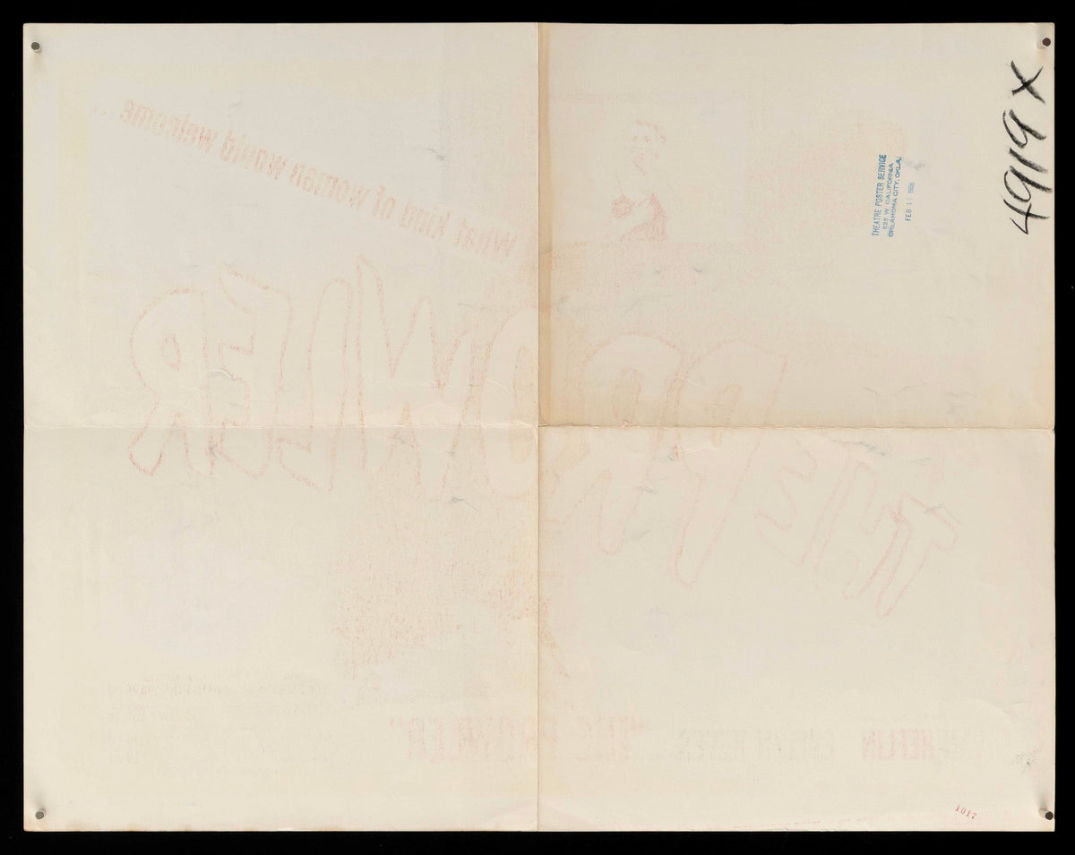 The Prowler Original Vintage Movie Poster